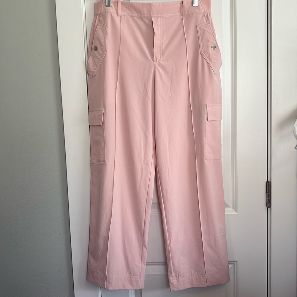 Athleta Light Pink Cargo Crop Pants